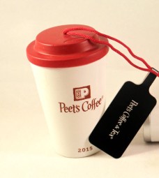 2015 Peet's To Go Cup Back Side Red Top - Copy